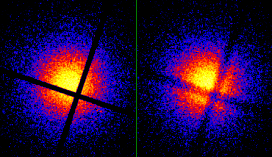 Example of ACIS-I simulation with and without dither